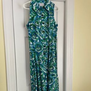 Sleeveless A-line sun dress
